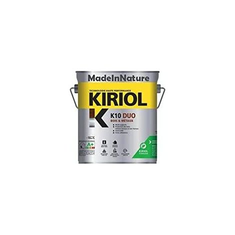 Peinture Métaux Antirouille, Sous couche et Finition, sur Fer, Acier, Galvanisé, même rouillés, très opacifiant - 2.5 litres - RAL 9010 Blanc. (1/4)