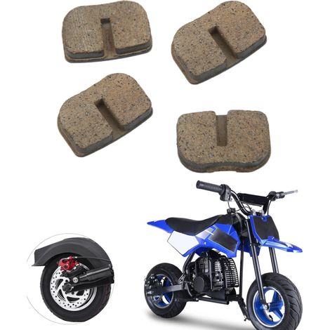 Satz mit 4 Keramik-Hinterradscheibenbremsbelägen für MOTOVOX MBX10 MBX11 79CC Minibike/Kart/Roller