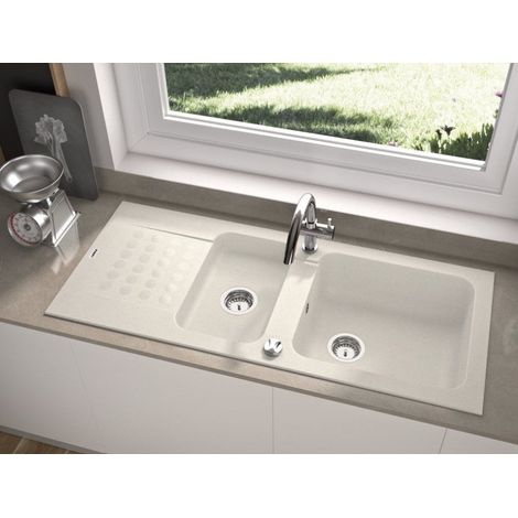CAREA - DUO 2 Becken Einbauspüle
