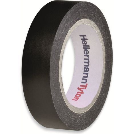 HELLERMANNTYTON Isolierband, 710-00104, HelaTapeFlex15, schwarz, 15mmx10m (1/3)