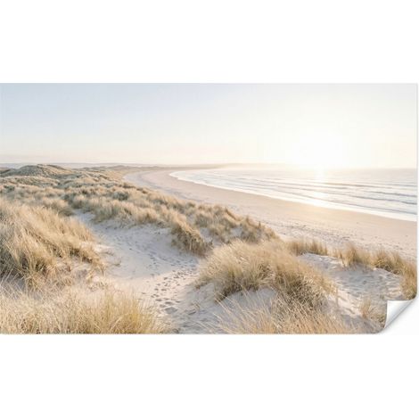 Carta da Parati Dune - Spiaggia - Beige 500x300 cm (1/5)