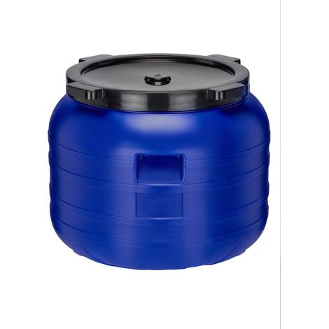 Garronda Récupérateur d'eau de Pluie Large 100 litres sans BPA avec Couvercle Jerrican pour Jardin et Stockage GD-0093, Bleu (1/5)