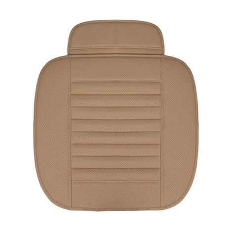 Coussin de siège de voiture en cuir PU, coussin de siège avant de voiture, protecteurs de siège de voiture universels antidérapants pour les conducteurs et les employés de bureau (1/5)