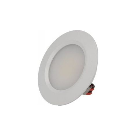 Mini Faretto Led Da Incasso Carcassa Bianca Rotondo 3W AC/DC 12V DC 24V Bianco Neutro Foro 50mm