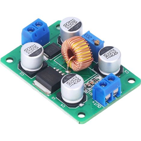 Convertisseur élévateur de tension CC-CC réglable LM2587 pour panneaux solaires et batteries (1/5)
