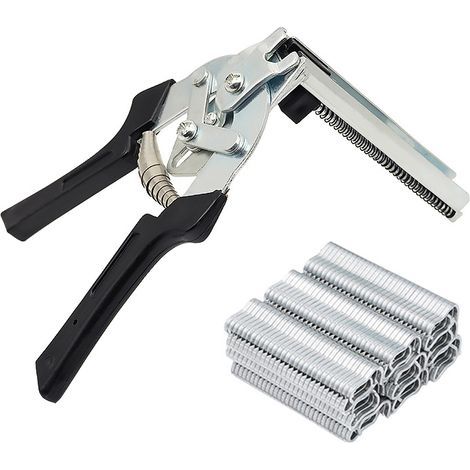 U-shaped wire mesh clips, black 1 cage fixing clip 600 M-shaped nails.High quality enhances quality of life. (1/5)