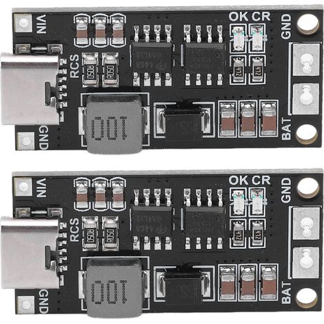 de chargeur de batterie 2 pièces 4S Type C vers 16 8 V carte
