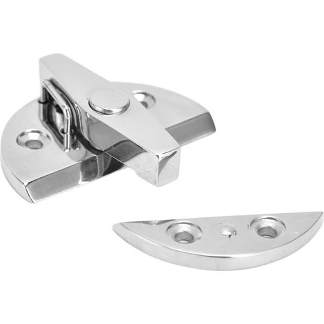Charnière marine à bouton-poussoir rotatif rond pour porte de bateau ou trappe d'armoire