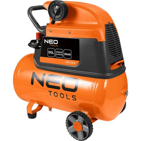 Compresseur d'air Neo Tools 12K024, 50 L, 1050 W, 8 bar (1/5)