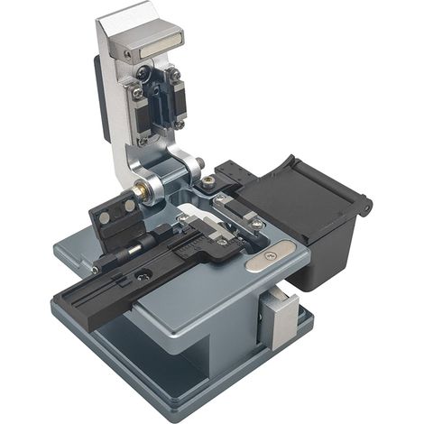 Cliveuse de fibre optique portable en alliage d'aluminium, anti-casse, pour diamètres 0,25 mm, 0,9 mm et 0,3 mm, grise (1/5)
