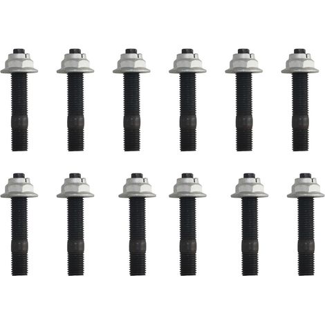 Applicable to Toyota 1HZ 1HDT 4.2L 70 75 80 100 series exhaust manifold studs and nuts (1/4)