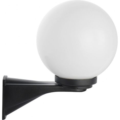 Applique extérieure SU-MA Kule globe 20 cm E27 noire (1/4)