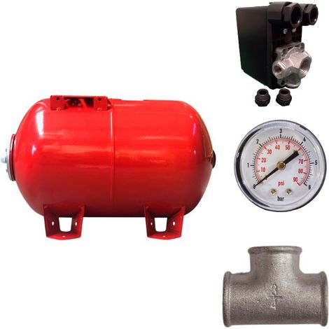 Kit réservoir vessie ZILMET horizontal 60L - 1" (1/5)