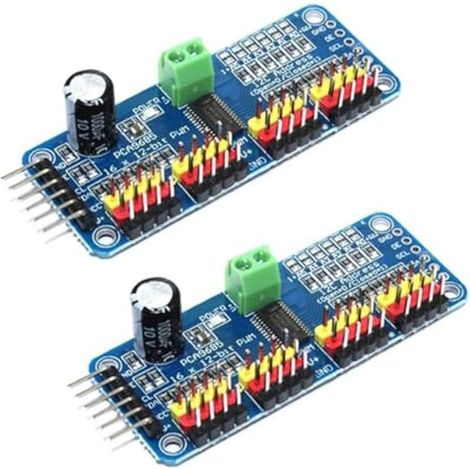 Module de commande de moteur PWM PCA9685 à 16 canaux et 12 bits I2C pour la commande de robots Arduino (1/5)