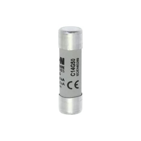 Eaton Sicherungseinsatz, Niederspannung, 50 A, AC 400 V, 120 kA, 14 x 51 mm, gL/gG, IEC C14G50 (1/2)