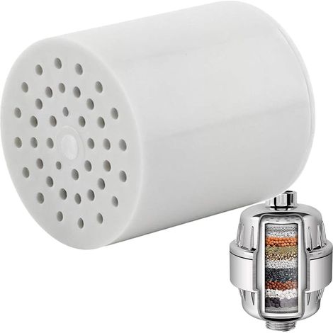 Cartouche filtrante de douche, filtre de douche à plusieurs étages Filtre de pomme de douche plus durable pour la maison et la salle d (1/5)