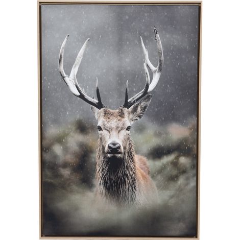 Amadeus - Toile cerf dans les buissons 80x120 cm
