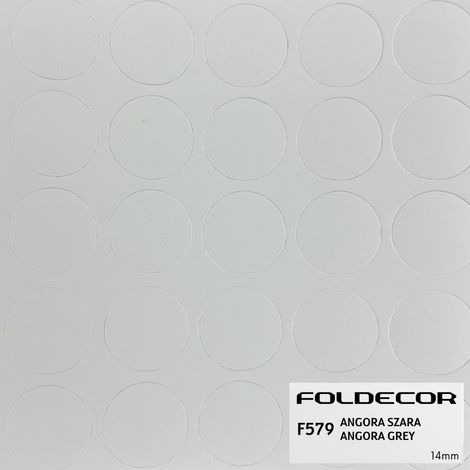 Cappuccio autoadesivo fi14 grigio angora (foglio da 25 pezzi) (1/5)