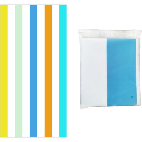 1 Serviette de plage, impression mode, coton doux, 80x160cm ou 75x150cm, pour piscine et vacances (1/5)