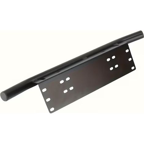 Support de plaque d'immatriculation modifié de qualité industrielle, support de phare de travail pour pare-chocs avant de véhicule tout-terrain, support anti-collision en alliage d'aluminium
