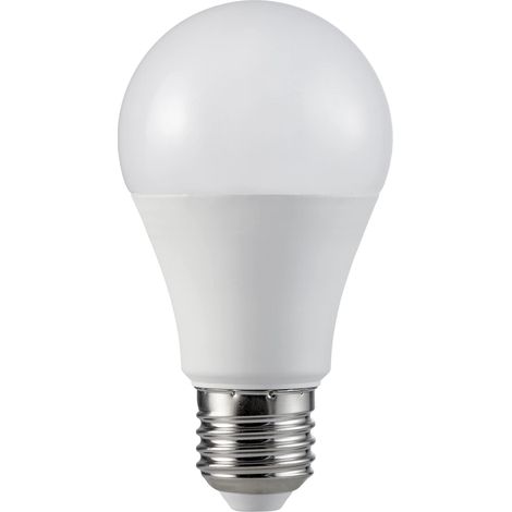 Ampoule LED A60 en forme de poire E27, lumière blanche chaude (2700 K) pour une ambiance chaleureuse, 10 W équivalent à 60 W, intensité variable, durée de vie de 25 000 h