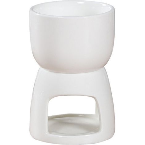 Set fondue pentru ciocolata, QttvbTna, ceramica, cu 2 furculite, o lumanare, 15.9 x 11.9 x 9.6 cm, multicolor (1/5)