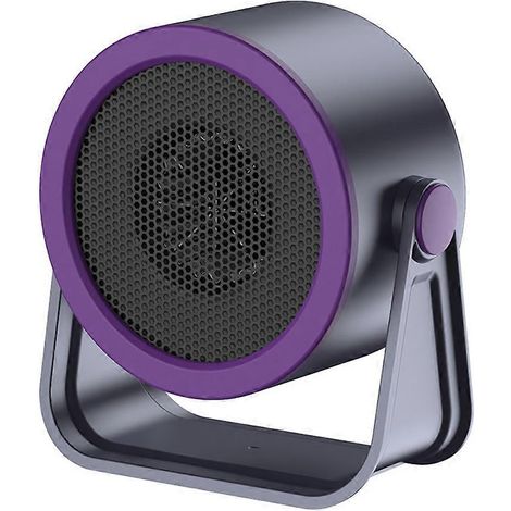 Chauffage électrique portable 500 W pour bureau, souffleur d'air chaud, petit chauffage d'appoint pour l'hiver, bureau, chambre, ventilateur à chauffage rapide (UE)B (1/5)