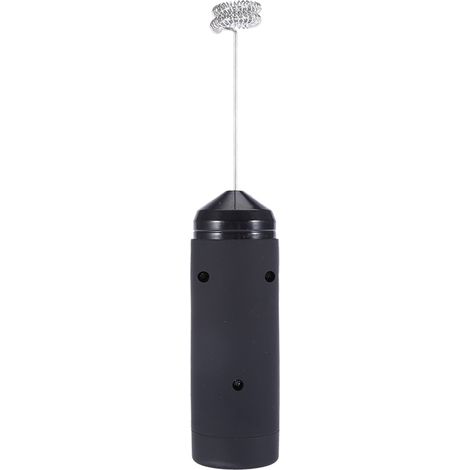 Batteur à œufs électrique portable en acier inoxydable pour mousse à lait et café noir (1/5)