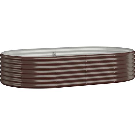 Maison Exclusive - Hochbeet Verzinkter Stahl 175x100x36 cm Braun (1/5)