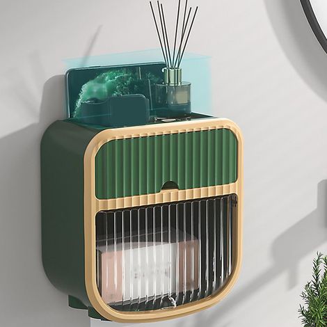 Porte-papier toilette mural, distributeur de papier sans perçage, (1/5)
