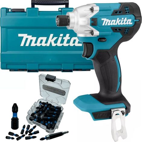 Makita DTD156Z 18v Impact Driver LXT Compact Body + Case + 25pc Torsion Set