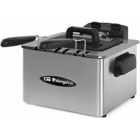 Freidora de Aceite Orbegozo FDR 55 4.5L 2000W Inox con Termostato (1/5)