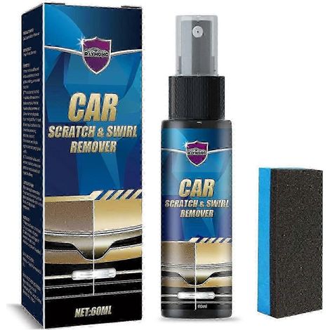 Spray réparateur de rayures pour voiture, 1 flacon de 60 ml, solution de polissage et de réparation des rayures de peinture pour l'entretien automobile (1/4)