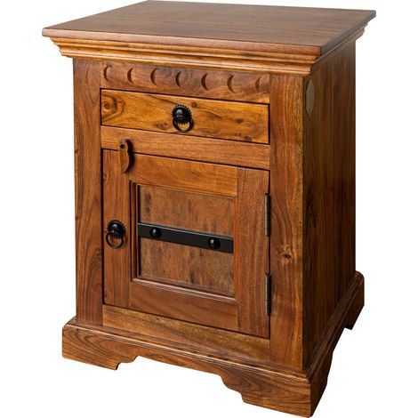 Nachttisch Akazie 45x40x60 honig lackiert OXFORD 270