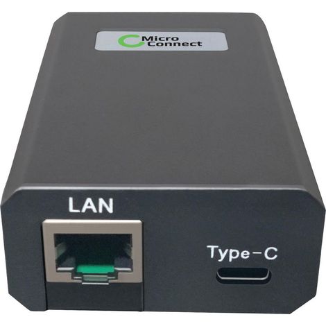 MicroConnect Gigabit PoE – USB-C-Konverter 25 W