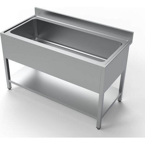 Plonge Inox Professionnelle 1400 - Combisteel (1/4)