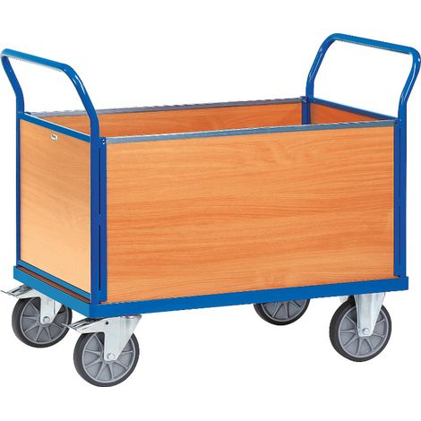 Chariot à 4 ridelles fetra® 2553 600 kg Surface de chargement 1200 x 750 mm