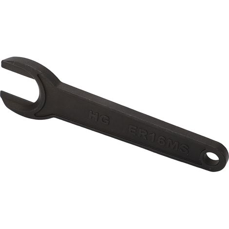 Clé plate à fourche ouverte, acier trempé bleui, antirouille, clé de broche CNC gravée, outil de serrage industriel (1/5)
