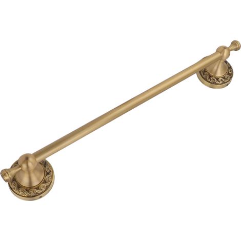 Porte-serviettes en cuivre rétro gain de place 40 cm, multifonctionnel, inclinable, accessoire de salle de bain style antique