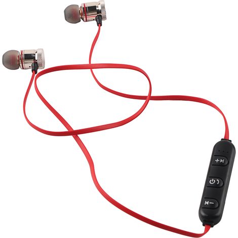 Écouteurs sans fil Bluetooth magnétiques pour sport, casque audio gold compatible iPhone Android (1/5)