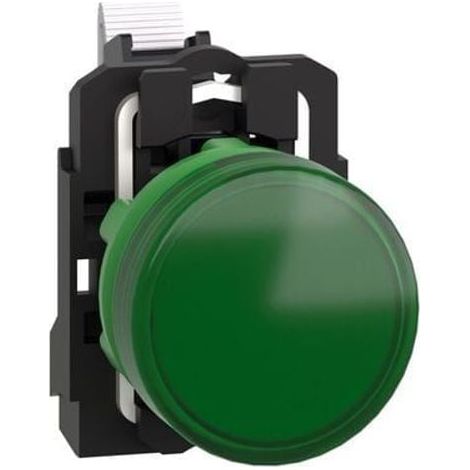 Spia luminosa LED Harmony XB5 Ø22 verde 24V Push In - XB5AVB35