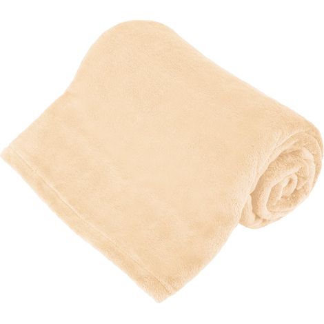 teesa Coperta in pile 150x200 cm Crema TSA8901-5 (1/4)