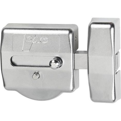 Cerrojo CSI con Llave Exterior Cromado SAG