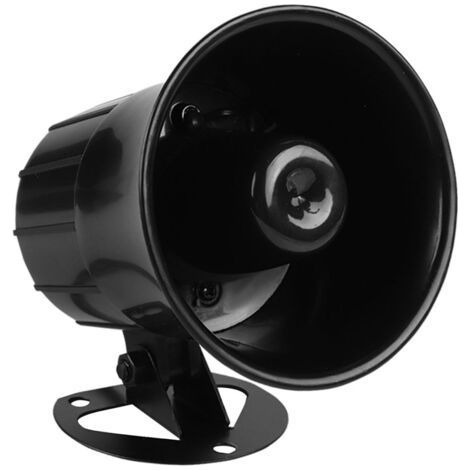 115dB DC 12V Loud Wire Horn Alarm Siren Speaker Burglar Alarm System for Outdoor Security (1/4)