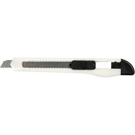 Petit cutter en plastique avec lame à casser rétractable. réf 11605 (1/4)