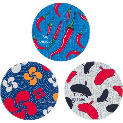Signes Grimalt Posavasos Cocina  Posavasos Tabla Surf 3U Posavasos Azul 11x11x1cm 33009
