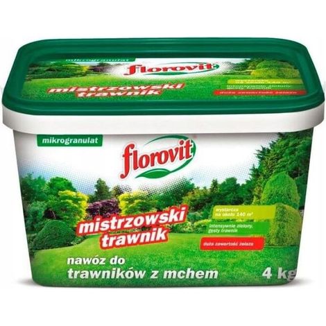 Florovit Rasendünger mit Moos-Mikrogranulat 4 kg