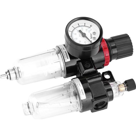 Pneumatischer Luftdruckfilterregler Öler Wasserabscheider Öl-Wasser-Abscheider G1/4 (1/5)