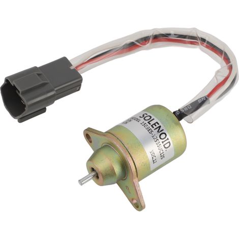 1503ES 12S5SUC12S Électrovanne d'arrêt de carburant 12 V pour moteur de générateur - Fonctionnement précis (1/5)