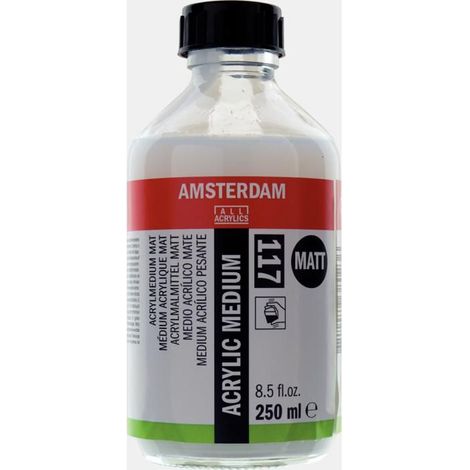 Médium - Peinture acrylique - Mat - Amsterdam - Flacon 250ml